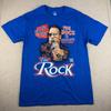 WWE The Rock Graphic T-Shirt Mens M Blue Do You Smell What The Rock WrestlingTee