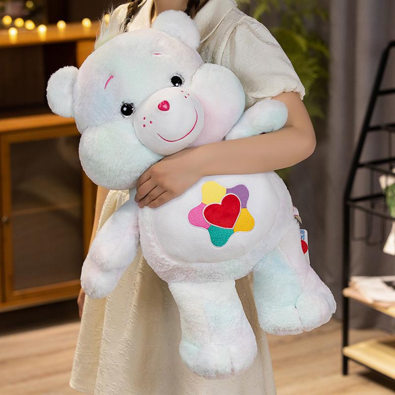 Carebears Rainbow Bear Doll Love Bear Plush Doll Genuine Sakura Care Bear Plush Doll
