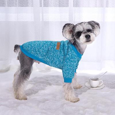Pet Autumn/Winter Plus Velvet Two-Legged Pullover Sweatshirt for Dogs and Cats - Warm Woolen for Teddy & French Bulldog