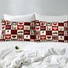 Romantic Theme Red Rose Three-Piece Quilt Cover 3D Digital Printing Bedding Set Bed Cover