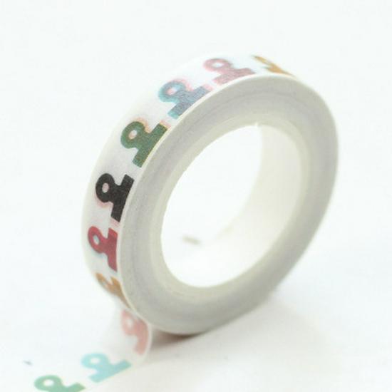 Mini Nastro Washi: Pratica Decorazione a Bordo Stretto per Quaderni e Collage.