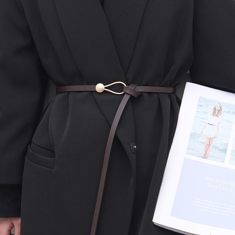 Womens Elegant Modern Dress Belt In Chic Black And Camel Colors Perfect For 2023 Autumn