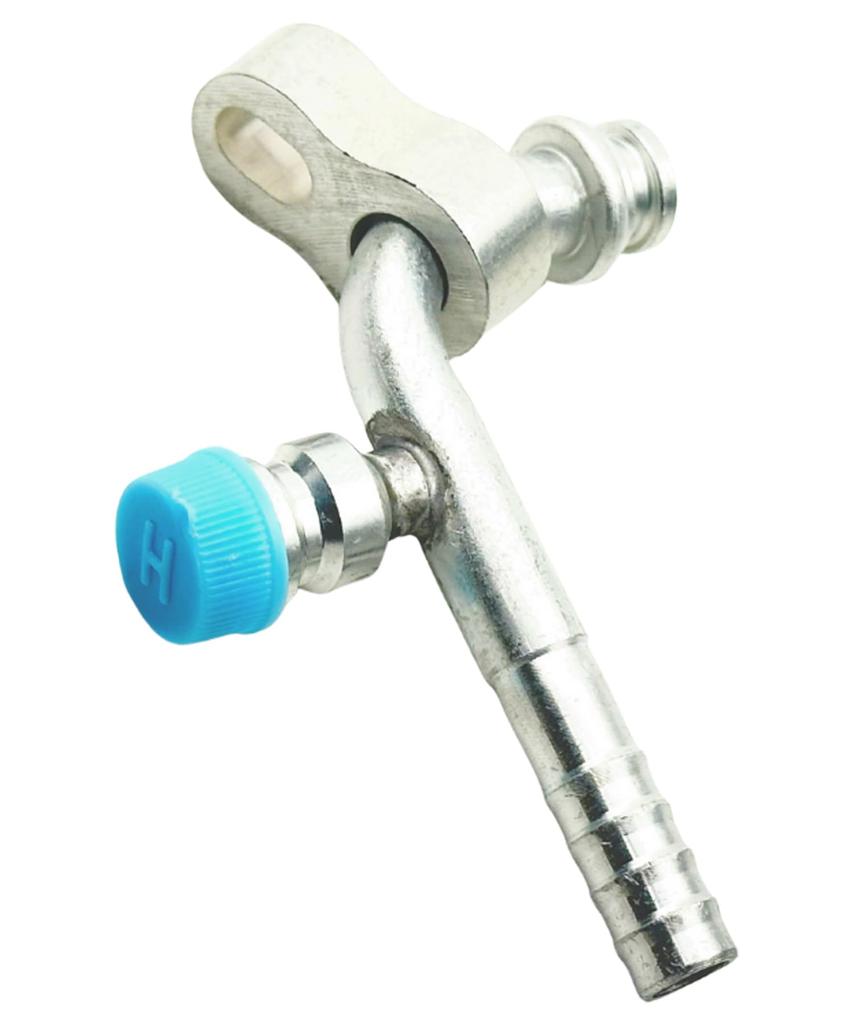 HTharros Car Air Conditioner Gas Charger Plumbing R134 15mm Gas Leak Repair Pipe Fitting Aluminum Cooler Compressor 15HL