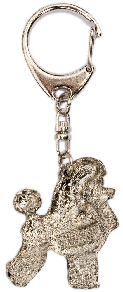 Poodle Made in England Art Dog Keychain Collection (puppy cut)
