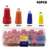 Colorful Wire Connectors Nuts Insulated Spiral Crimping Cap Twist Caps Nuts  Electrical