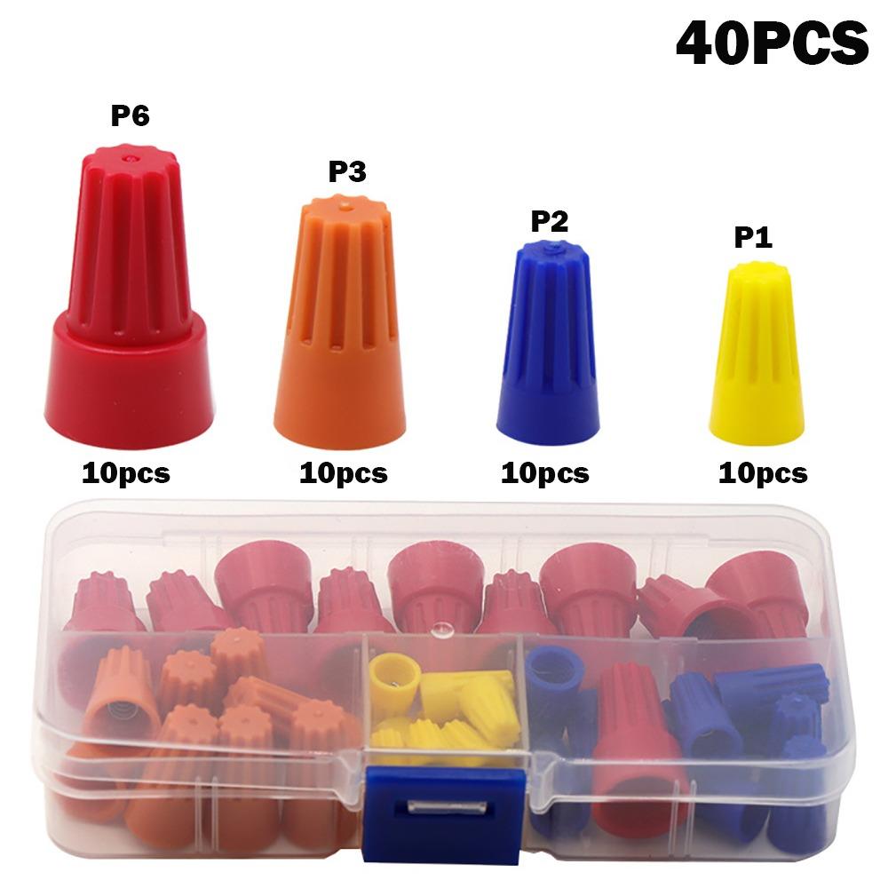 Insulated Wire Caps Colorful Twist Caps Nuts Twist Terminal Electrical Insulated Crimp  Electrical