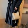 Women Bag Handbag Simple Fashion Shoulder Bag  Luxury Messenger Bag PU Leather Bucket for Women Brand Crossbody