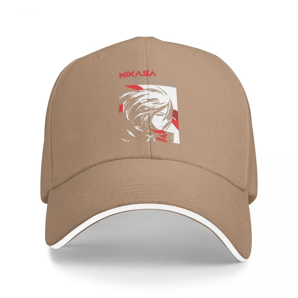 Baseball Caps Mikasa Ackerman Attack On Titan Shingeki No Kyojin Anime Casquette Casual Men Women Summer Hats