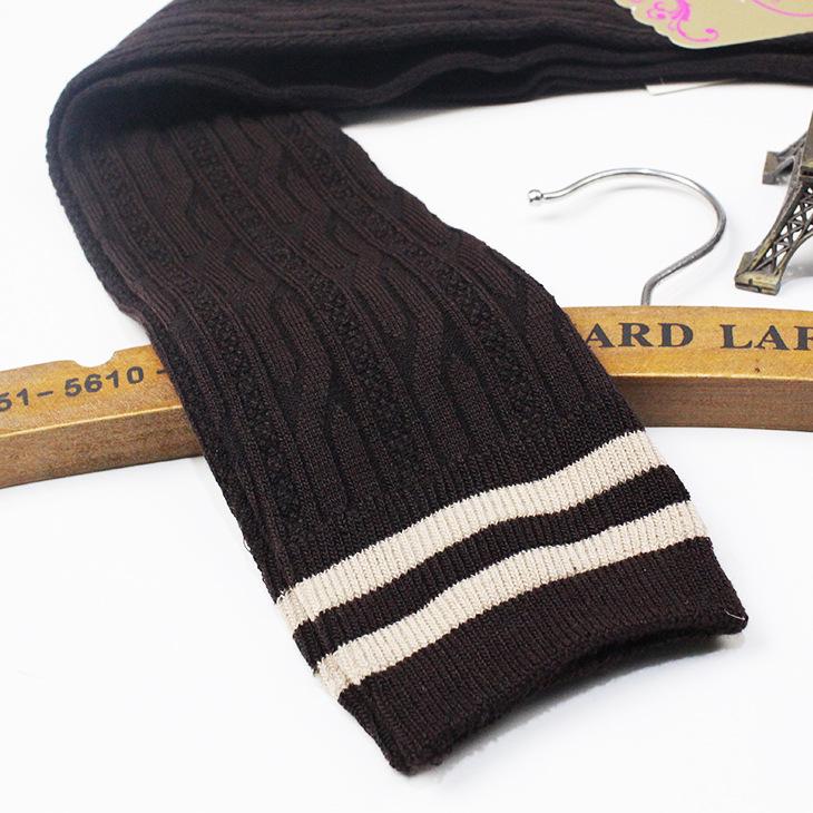 Japanese-Style High-Top Lace Knit Over-the-Knee Thigh High Cotton Socks and Leg Warmers for Women