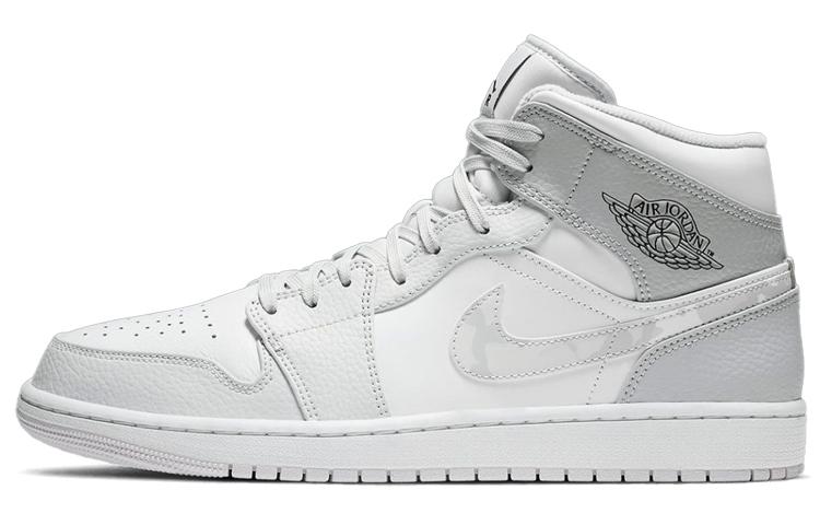 

Air Jordan 1 Mid Swoosh Logo Grey Camo DC9035-100 46