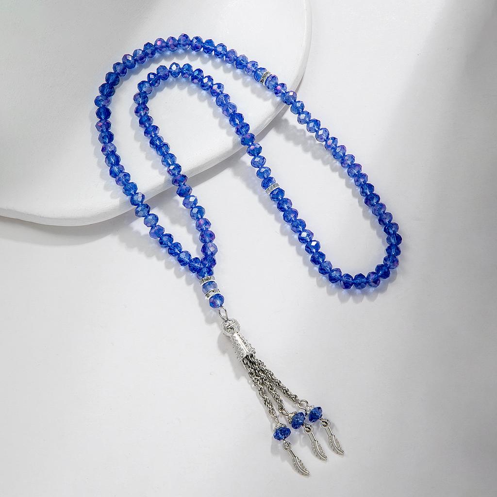 Personalisierte Lange Bunte Muslimische Gebetsperlen Gebetsperlen Armbänder Religiöse Anhänger Unisex Religiöser Schmuck Geschenke
