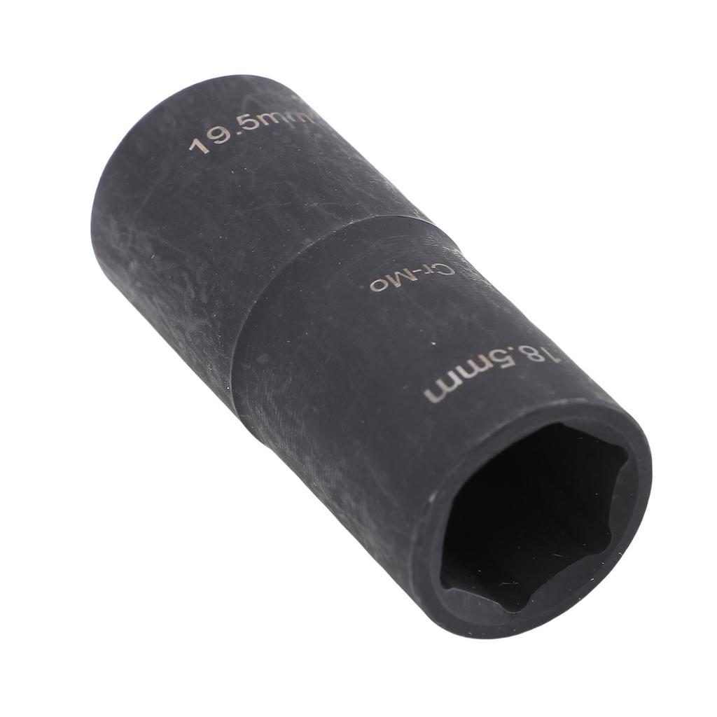 Lug Nut Flip Socket 1 2in Drive 18.5mm 19.5mm Impact Double Ended Lug Nut Removal Tool for Automotive Repair Maintenance