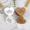 100pcs Heart Shaped Cards Gift Labels Hanging Decoration Hand Gift Hanging Tag  Mother Days