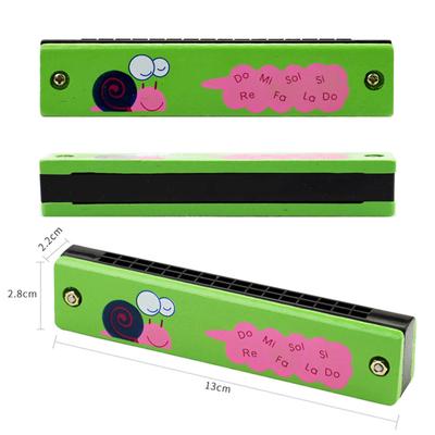 Harmonica en bois Fournitures de bureau éducatives Instruments de musique Aides pédagogiques musicales Convient aux débutants Récompenses étudiantes TMZ
