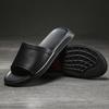 Neue Herren Einteiler Sandalen Schwarz Flacher Absatz Zweilagiges Rindsleder Europäische Outdoor Strand Sandalen Größen 38-44 Herren Hausschuhe