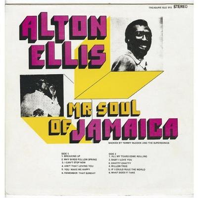LP-skiva ALTON ELLIS - Mr Soul Of Jamaica TILP007 Treasure Isle Jamaica Reggae, Ska & Dub Använd