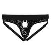 Men's Jock Strap Faux Leather Hot Thong Underwear
