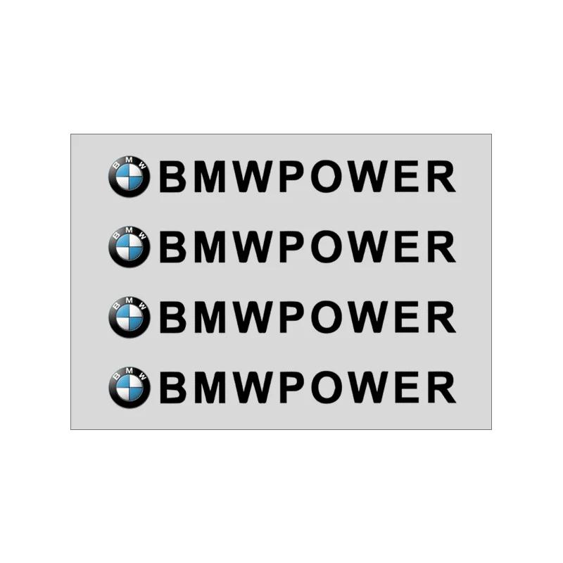4Pcs Car Door Handle Stickers Tire Rear View Mirror Decals For BMW F30 F10 E90 F20 E46 E60 E70 E39 E36 E87 E28 X3 X4 X7 E92 E91