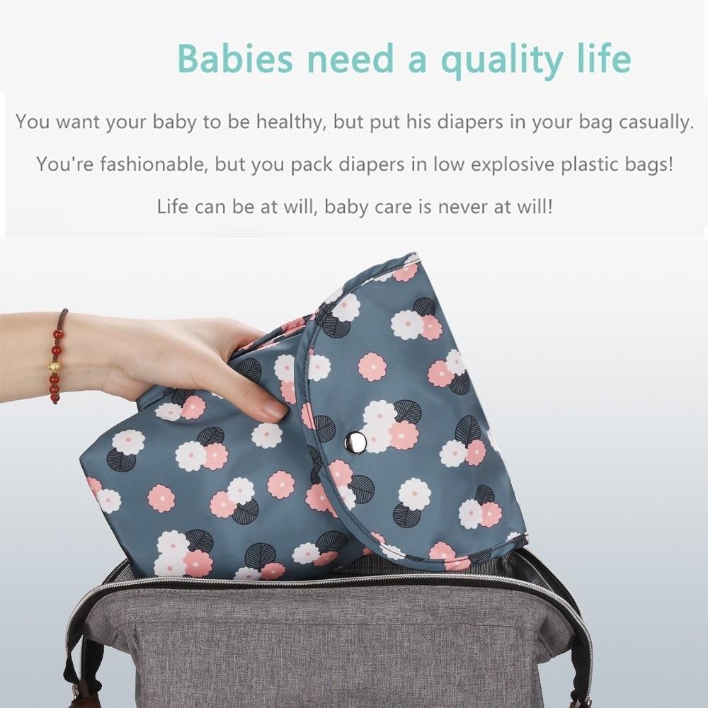 Cartoon Mommy Handbag Oxford Cloth Diaper Storage Bag Portable Baby Diaper Bag  Going Out