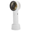 Handheld Cooling Fan Mini USB Rechargeable Mute Portable Removable Front Cover AromatherapyWhite