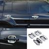 For Mitsubishi Pajero Montero 2006-2019 Chrome Exterior Side Door Bowl Cover 4PC