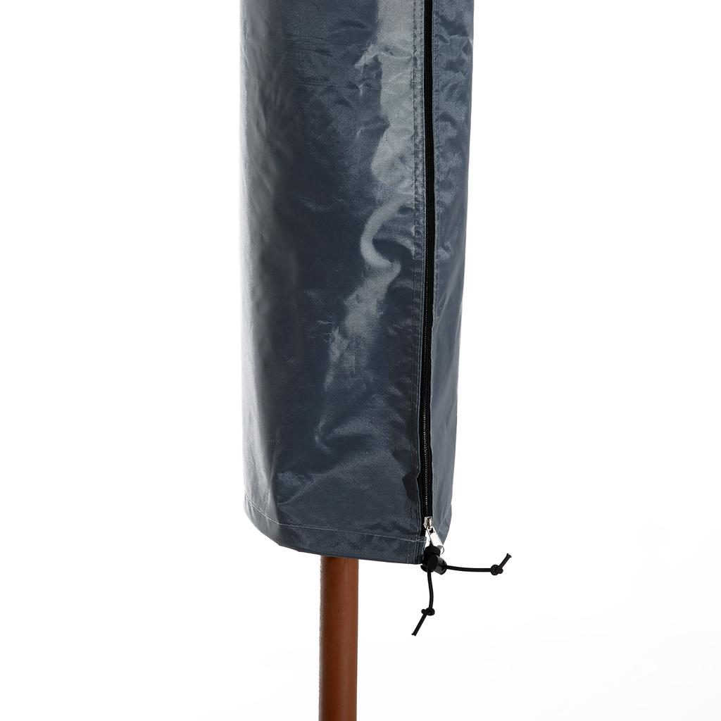 Parasol Cover, Cantilever Umbrella Cover for 2-3.5 m Parasols, 420D Oxford Fabric Banana Umbrella Protector with Zipper for Outdoor Garden, Patio