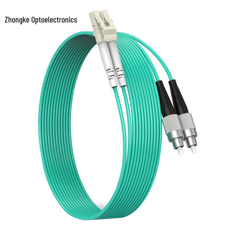 Zhongke Optoelectronics LC-FC 10G OM3 Multimode Duplex Fiber Patch Cable