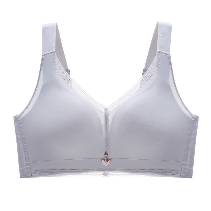 Underwear Women's Thin Style Strapless Bra with Converged and Adjustable Anti Drop Bra CDE