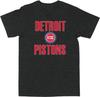 NBA Detroit Pistons Βασικό Σκούρο Γκρι T-Shirt