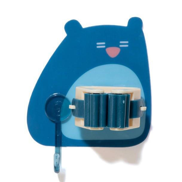 Punch-Free Mop Holder: Strong Hook for Bathroom & Household