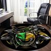1PC Power Rangers Office Round Rug, Non-slip, Soft and Durable Office Rug for Interior Decoration, Perfect for Office Yy250915028