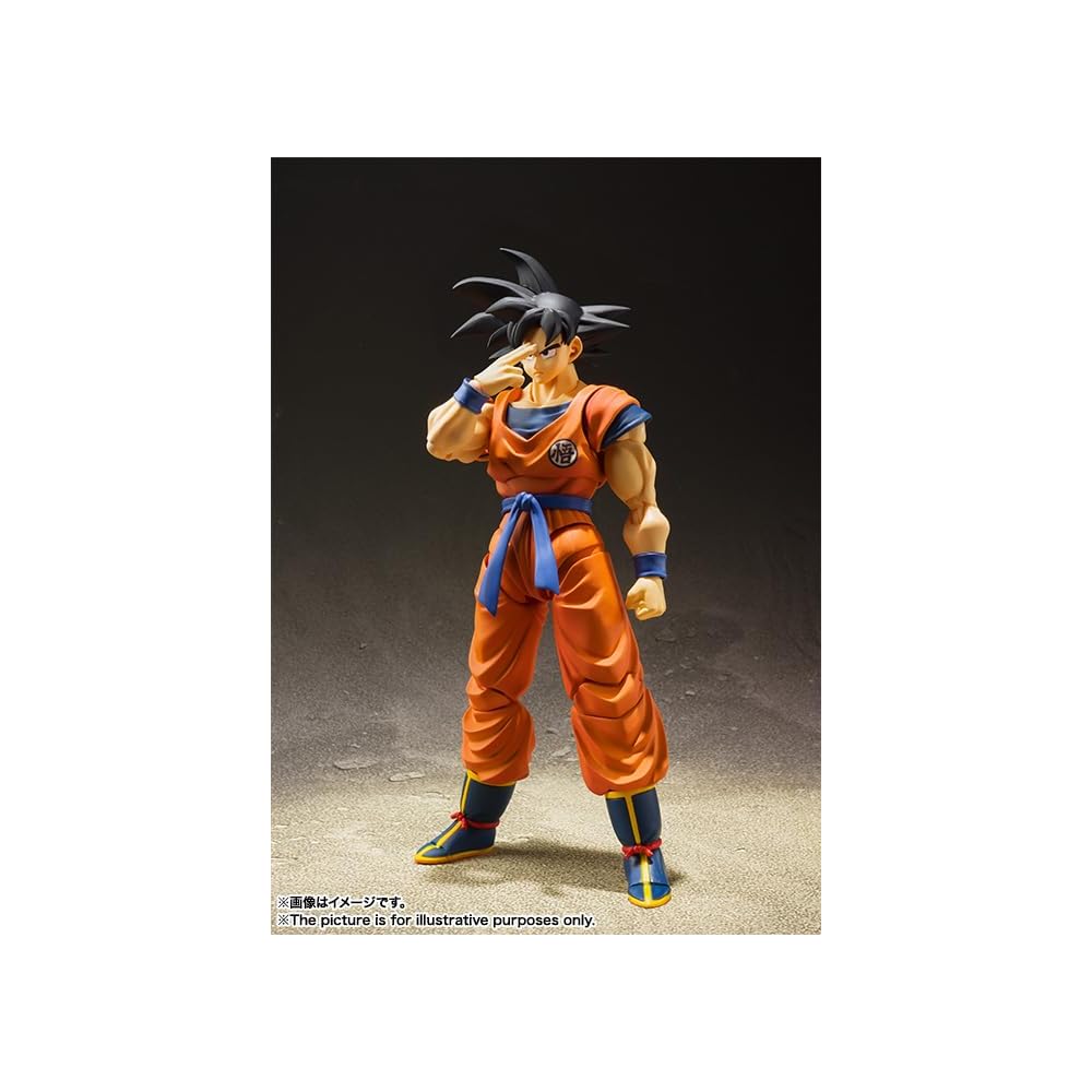 TAMASHII NATIONS S.H. Figuarts Dragon Ball Goku Earth Raised Saiyan 140mm Action Figure ABS PVC Painted Movable Figure