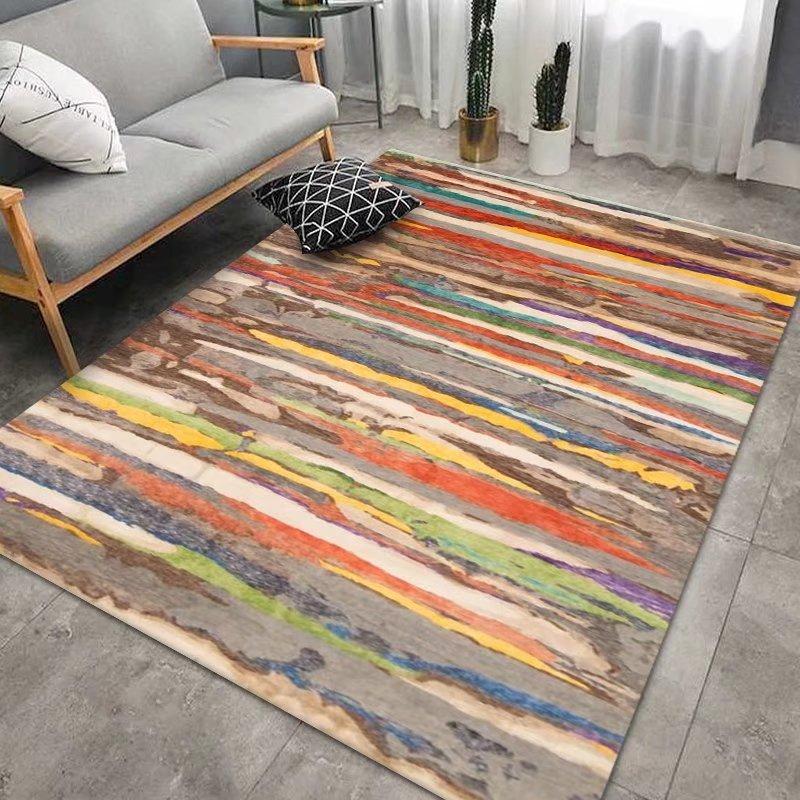 Morocco Carpet Red Orange Decoration Bedroom Luxury Home Decor Fluffy Carpet for Living Room Sofa Table Rugs Non-slip Lounge Mat