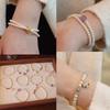 Temperament Jewelry, Natural Amethyst Bracelet, Strawberry Crystal Light Luxury Bangles Women Fashion Jewelry Accessories Gift