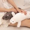 Peluche Carino di Piccolo Animale Furetto Giocattolo Peluche in Posizione Sdraiata Bambola Furetto Realistica Animale di Peluche Confortevole al Tatto Bambola Dormiente