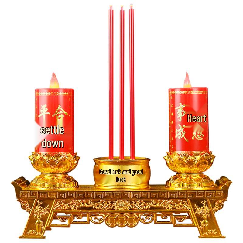 Swinging LED Electronic Candle Lamp: New Incense Burner, Ever-burning Candlestick for Home