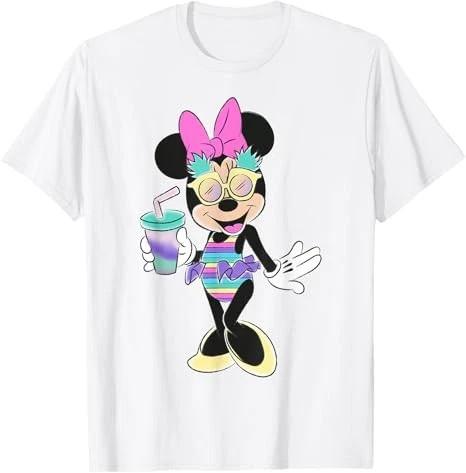 Minnie Mouse Unicorn Stripes And Pineapples Tshirt Unisex S