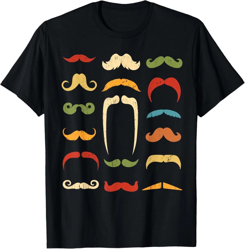Funny Mustache Styles _ Vintage Retro Hipster Mustache Gift Unisex T-Shirt