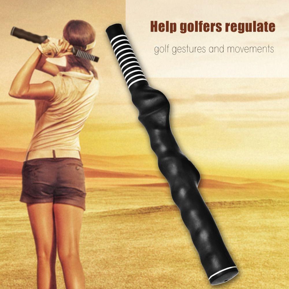 Lightweight Golf Swing Trainer Black Color Training Grip Golf Practice Grips Beginner Training
