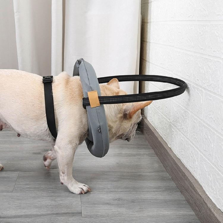Multifunktionsgeschirr für sehbehinderte blinde Hunde & Katzen Leicht verstellbar Weich und bequem Blindenhund-Führgerät