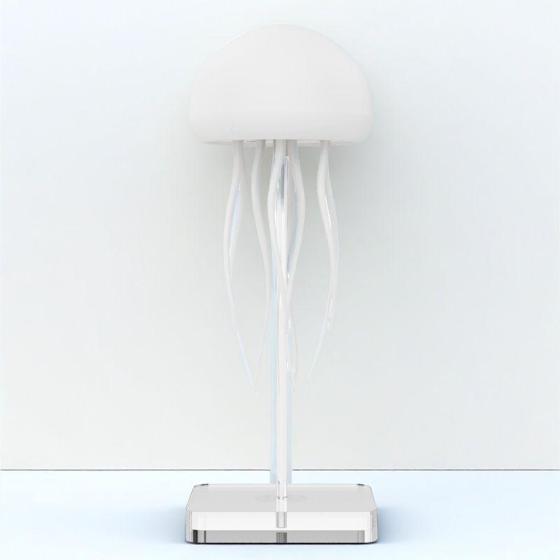 Sound-Controlled Gradient Jellyfish Night Lamp: Seven-Color Changing Bedside Pendant Light with Creative Induction Atmosphere