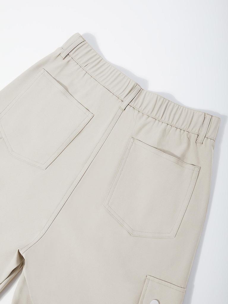 European and American Retro Women's Casual Multi-Pocket Straight Leg Trousers - Spring/Summer Collection 8069