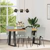 VidaXL Chaises à manger lot de 4 Gris clair Velours 3315203