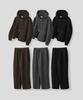 Mood Inside Pure Slans Knit Zip-Up Hoodie Set_ 3 Colors