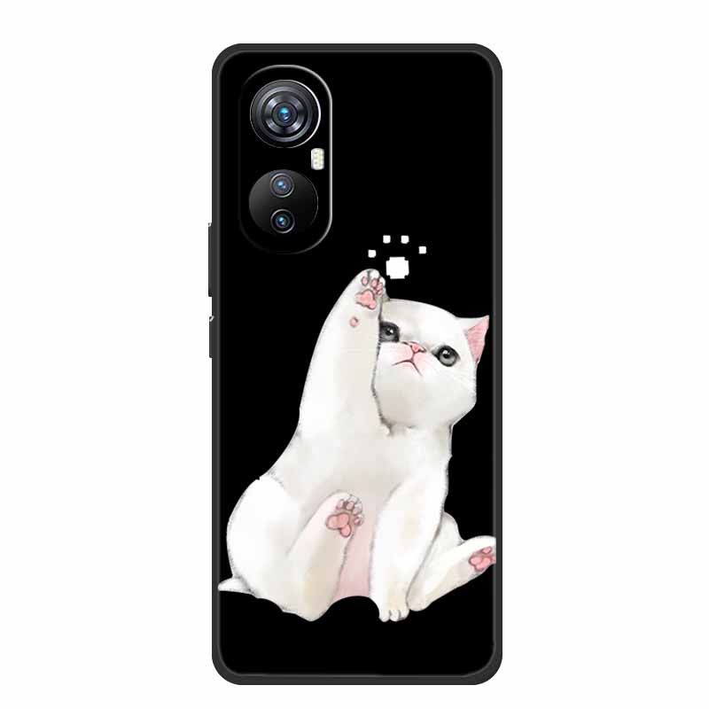 Coque For Blackview A200 Pro Case Cute Cartoon Black Silicone Soft Phone Cases For Blackview A200 Pro Back Cover Case A200Pro