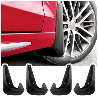 4Pcs Auto Schmutzfänger mit Schrauben Universal-Fit PVC Auto SUV RV Truck Front