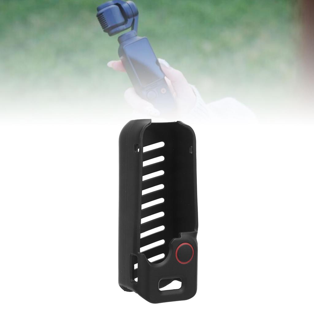 Protective Case for 3 TPU Shockproof Anti Slip Handheld Action Camera Protective Sleeve Cover with Wrist Strap