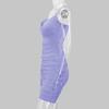 2025 Europäisches & Amerikanisches Sexy V-Ausschnitt Sommer Bodycon Trägerkleid für Frauen