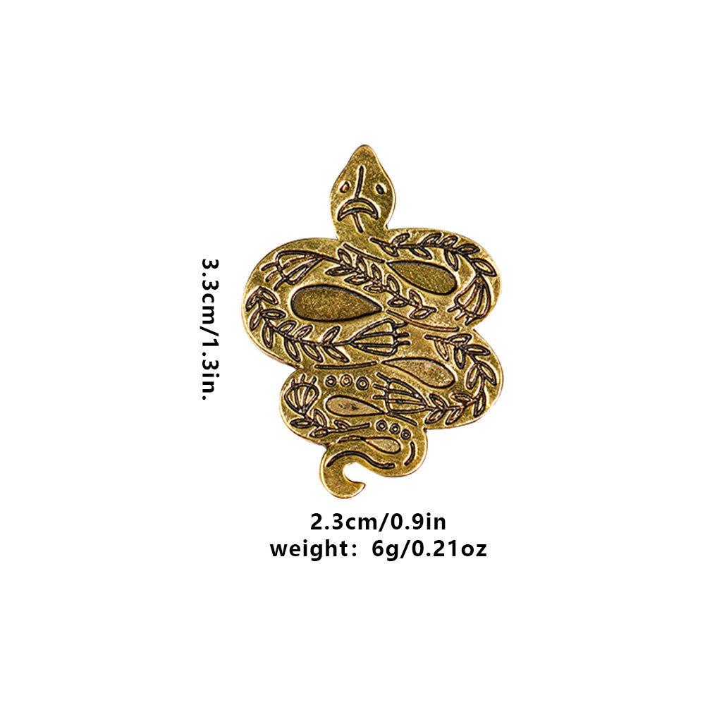 Vintage Europäisch-Amerikanische Tierbrosche: Fuchs und Schwalbe Literarischer Anhänger