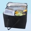 Insulated Grocery Shopping Bag Bento Container with Handle Zipper Closure Large Capacity Thermal Insulation Tote Bag